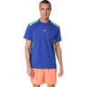 Court T-shirt Hommes-Bleu