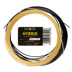 Cordages De Tennis Tennis-Point Hybrid Classic 2x6,5m natur, schwarz
