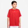 Dri-FIT Multi Heather T-shirt Enfants-rouge foncé