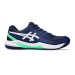 Chaussures de tennis ASICS ASICS Gel-Dedicate 8 Chaussure terre battue Hommes - bleu fonc&eacute;, vert