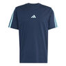 3Stripes Tee T-shirt Hommes - bleu fonc&eacute;, bleu clair
