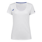 Vêtements Babolat Babolat Play Cap Sleeve T-shirt Femmes-Blanc