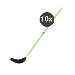 Hockeyschläger neon grün 10er Package