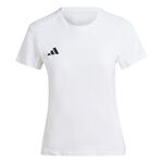 Vêtements adidas adidas Adizero Essential Maillot De Course Femmes-Blanc