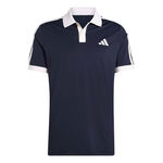 V&ecirc;tements de tennis adidas adidas Classics Polo Polo Hommes - bleu fonc&eacute;, beige