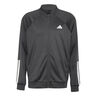 3 Stripes Knit Veste De Survêtement Hommes-Noir,Blanc