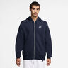 Club Bb Full-Zip Gilet En Coton Hommes-Bleu Foncé