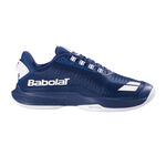 Chaussures de tennis Babolat Babolat JET T2 PRM AC Chaussures toutes surfaces Hommes-bleu fonc&eacute;, blanc