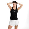 Crew Racerback D&eacute;bardeur tank top Femmes-noir
