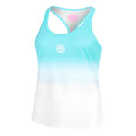 V&ecirc;tements BIDI BADU BIDI BADU Crew Gradiant D&eacute;bardeur Tank Top Femmes-Turquoise,Blanc