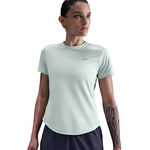 Vêtements Nike Nike Swift Maillot de course Femmes - vert olive, argent