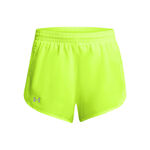 V&ecirc;tements Under Armour Under Armour Fly By Short De Running Femmes-Jaunes Fluo