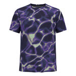 V&ecirc;tements Odlo Odlo Zeroweight Chill-Tec Maillot De Course Hommes-Violet,Mint