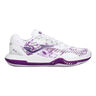 Point Chaussure Terre Battue Femmes-Blanc,Violet