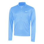 Vêtements Nike Nike Pacer Half-Zip Longsleeve Maillot de course Hommes-bleu clair