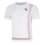 V&ecirc;tements de tennis Diadora Diadora Match T-shirt Hommes-blanc