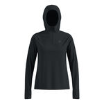 V&ecirc;tements Odlo Odlo X-Alp Midlayer Maillot De Course Femmes-Noir