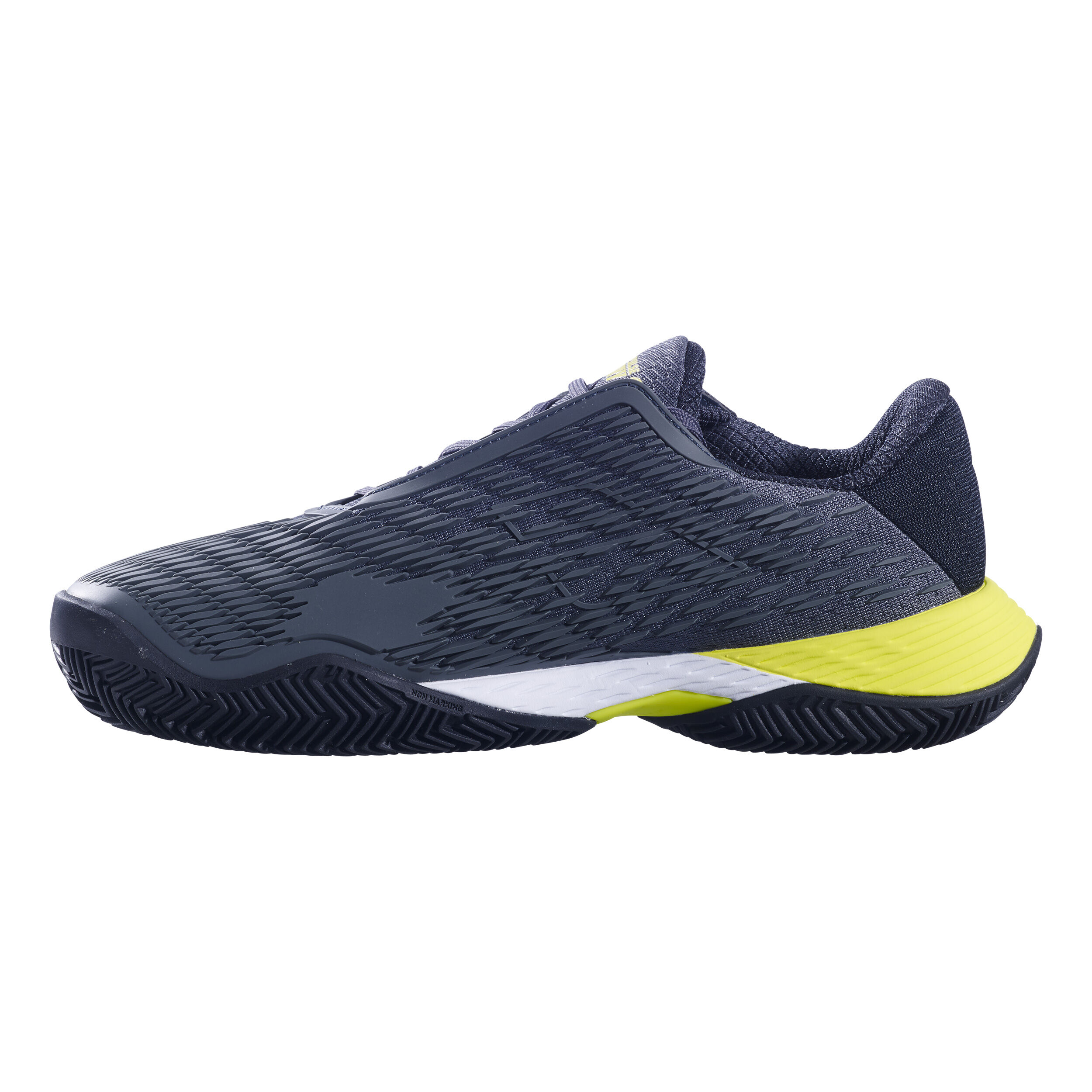 Buy Babolat Propulse Fury 3 Chaussure Terre Battue Hommes Gris Fonce Vert Fluo online Tennis Point CH