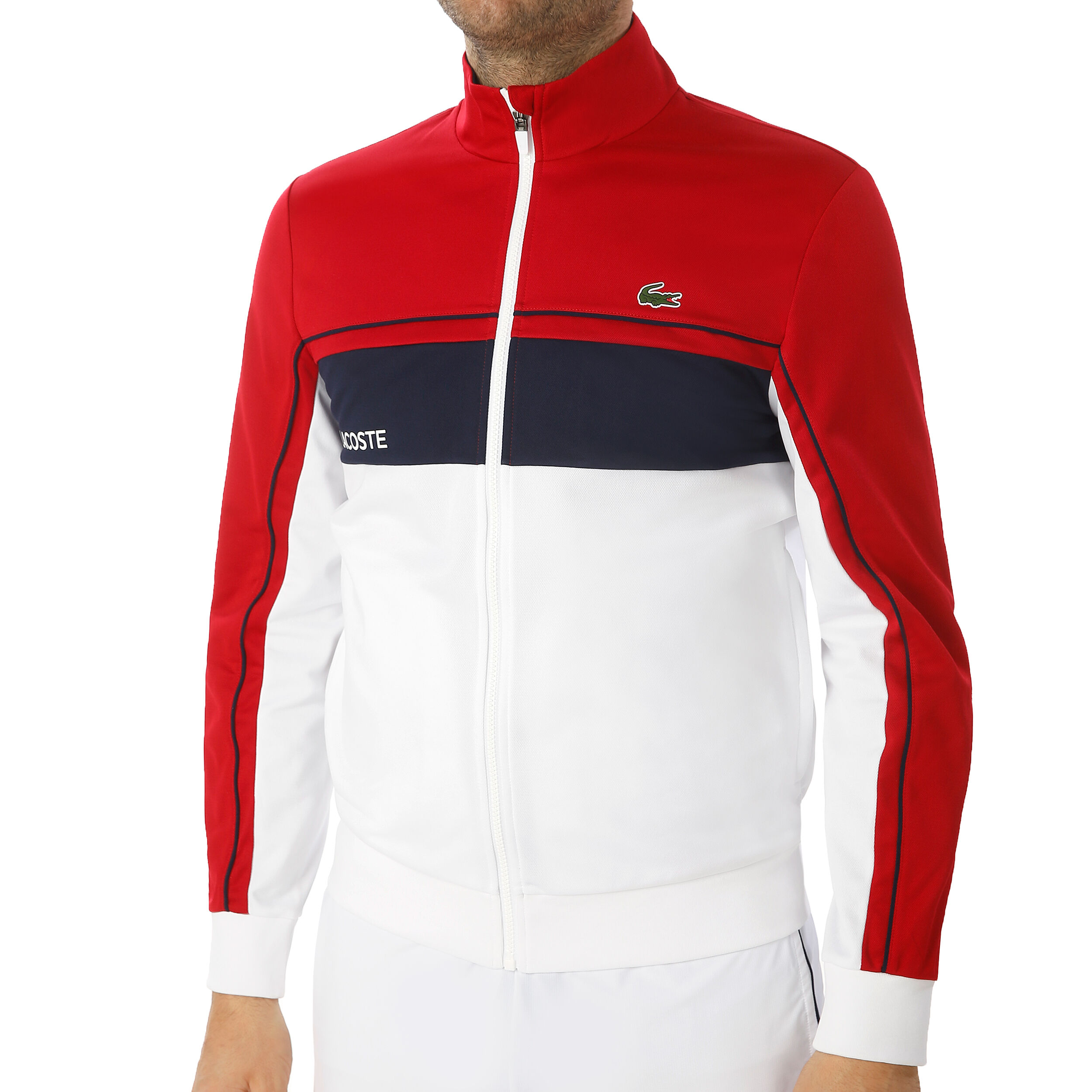 Lacoste veste rouge top