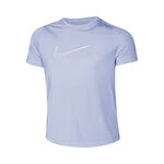 V&ecirc;tements Nike Nike Dri-Fit One GX T-shirt Filles - bleu gris, 