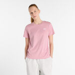 Vêtements New Balance New Balance Essentials Jersey T-shirt Femmes-Rosé