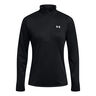Tech 1/2 Zip Haut Manches Longues Femmes-Noir