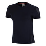 V&ecirc;tements Wilson Wilson Pro Seamless T-shirt Femmes-Bleu Fonc&eacute;