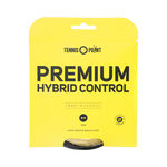 Cordages De Tennis Tennis-Point Hybrid Classic 2x6,5m natur, schwarz