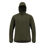 V&ecirc;tements Odlo Odlo X-Alp Waterproof Veste running Hommes-vert fonc&eacute;