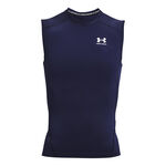 Vêtements Under Armour Under Armour Heatgear Comp Débardeur Tank Top Hommes-Bleu Foncé,Blanc