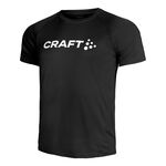 V&ecirc;tements Craft Craft Core Essence Logo Maillot De Course Hommes-Noir
