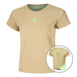 V&ecirc;tements Quiet Please Quiet Please Wild Cross T-shirt Femmes-Beige,Vert Fluo