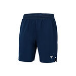 V&ecirc;tements de tennis Tecnifibre Tecnifibre TEAM STRETCH SHORT WHITE Shorts Hommes-bleu fonc&eacute;