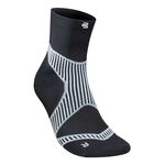 V&ecirc;tements Bauerfeind Bauerfeind Performance Mid Cut Chaussettes De Running Femmes-Noir,Blanc