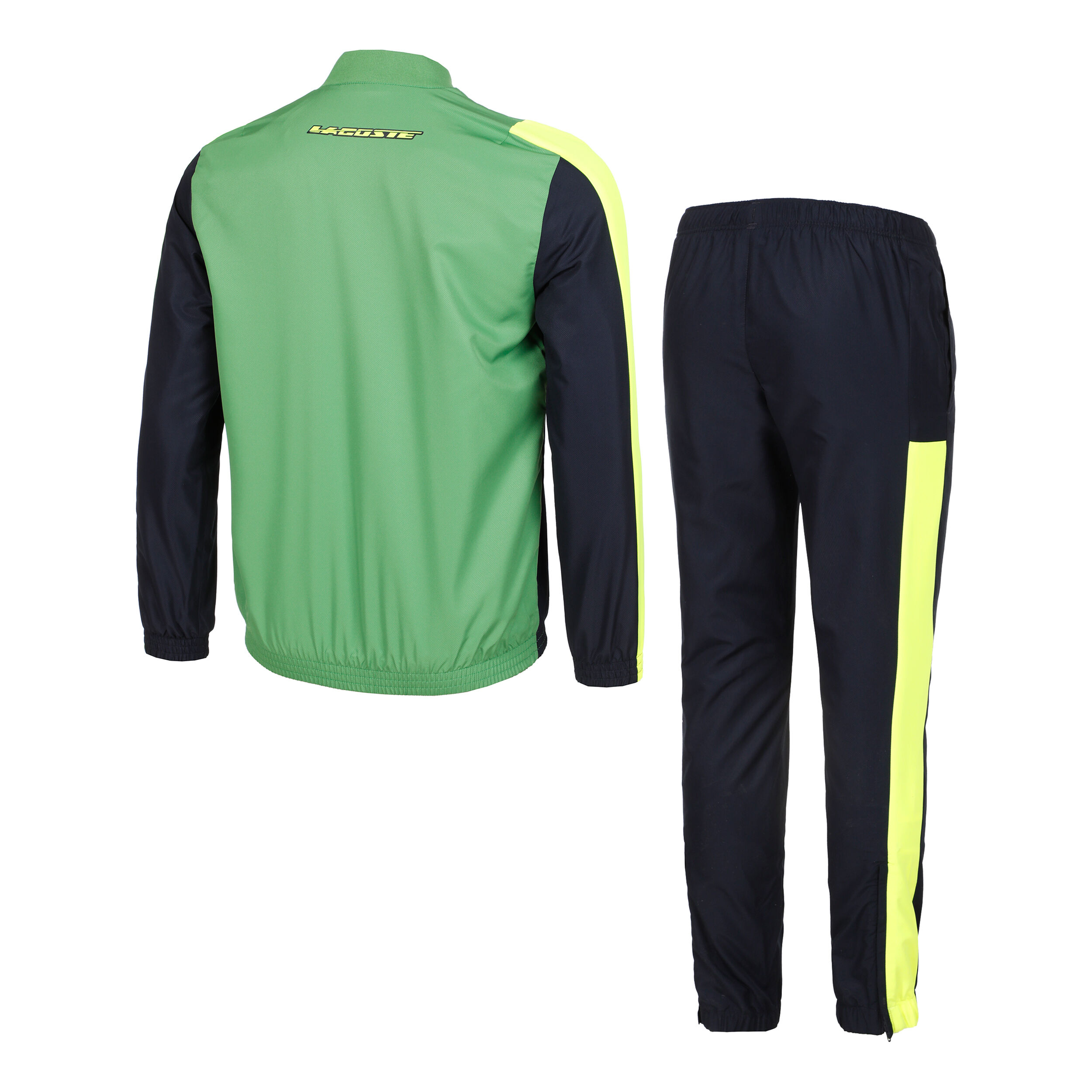 Survetement lacoste jaune on sale