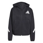 Vêtements adidas adidas Veste De Survêtement Femmes-Noir,Blanc