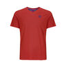 Evin Tech Round T-shirt Garçons - rouge foncé, 