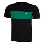 V&ecirc;tements Fila Fila Bosse T-shirt Hommes-Noir,Vert