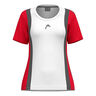 Club 25 Tech T-shirt Femmes-Rouge,Blanc