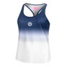 Crew Gradiant D&eacute;bardeur Tank Top Femmes-Bleu Fonc&eacute;,Blanc