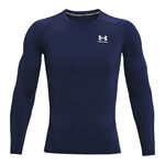 Vêtements Under Armour Under Armour Heatgear Comp Haut Manches Longues Hommes-Bleu Foncé