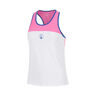 Racerback D&eacute;bardeur tank top Filles - pink, blanc