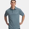 Tech Polo Hommes-bleu gris