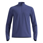 Vêtements Odlo Odlo Essential Thermal Midlayer 1/2 Zip Maillot de course Hommes - bleu, 