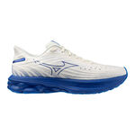 Chaussures de running Mizuno Mizuno Wave Skyrise 6 Chaussure De Running Sans Stabilisateurs Hommes-Blanc