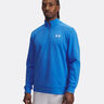Armour Fleece 1/4 Zip Haut Manches Longues Hommes-Bleu,Blanc