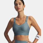 Vêtements Under Armour Under Armour Infinity High 2.0 Soutien-gorge sport Femmes - vert olive, 