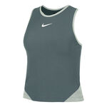 Vêtements Nike Nike Dri-Fit Court Slam Débardeur Tank Top Femmes-Vert Foncé