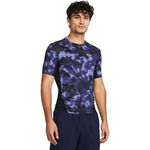 V&ecirc;tements Under Armour Under Armour Heatgear Printed T-shirt Hommes-Violet