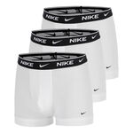 V&ecirc;tements Nike Nike Essential Cotton Stretch Trunk Cale&ccedil;on - Pack de 3 Hommes-blanc, blanc